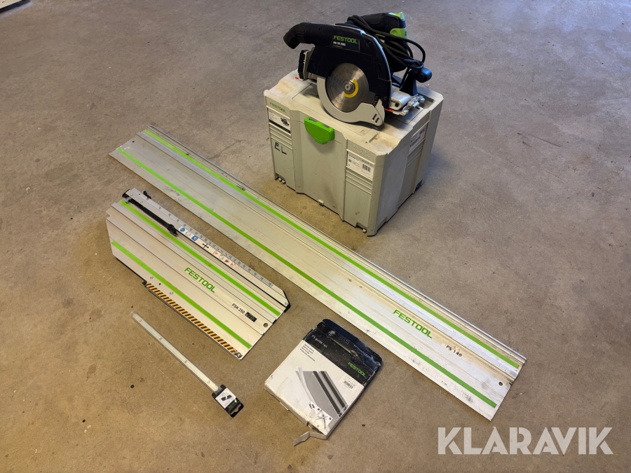 Cirkelsåg Festool HK 55 EBQ - Med tillbehör