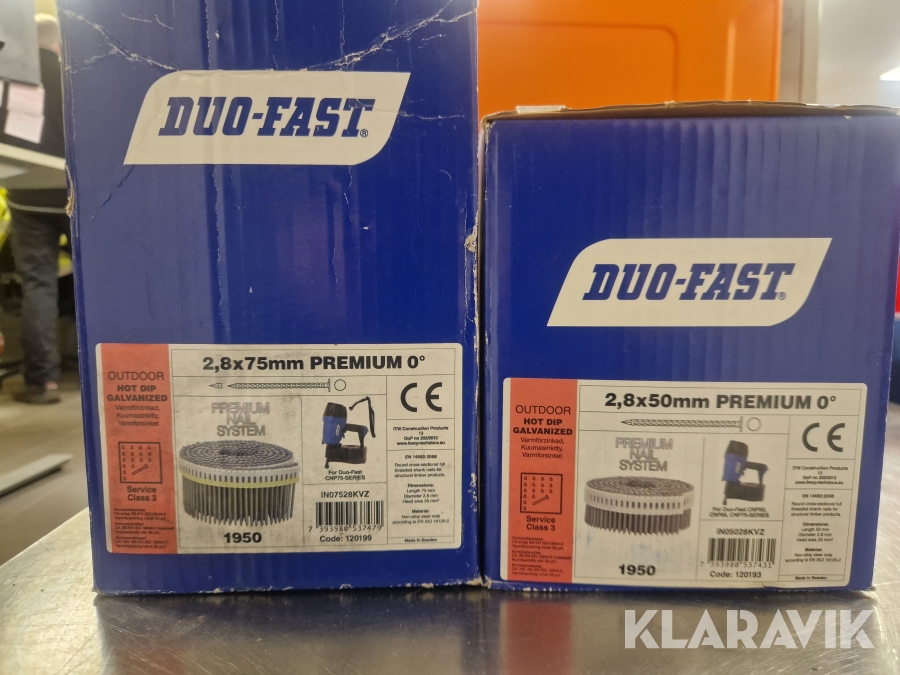 Diverse spik & skruv Duofast & Aerfast