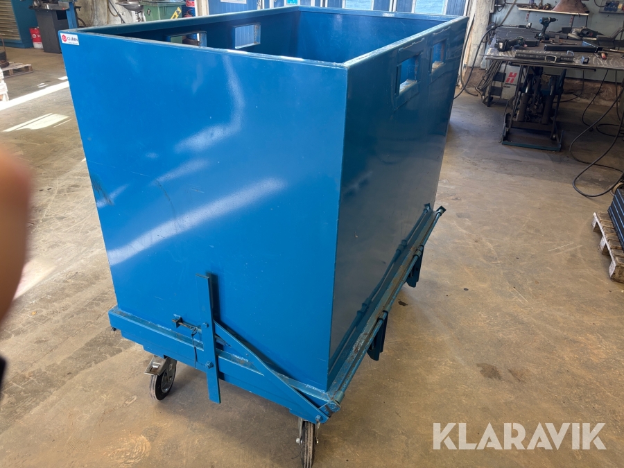 Container på hjul bottentömning