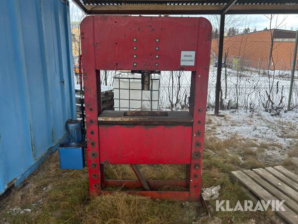 Hydraulpress Hydrauliska Industri H100