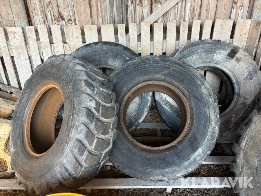 Däck Michelin/Bridgestone 17.5-25 4st