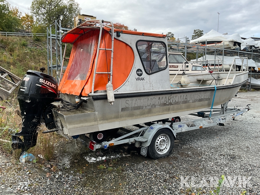 Aluminiumbåt Aspö 540 med Tiki trailer