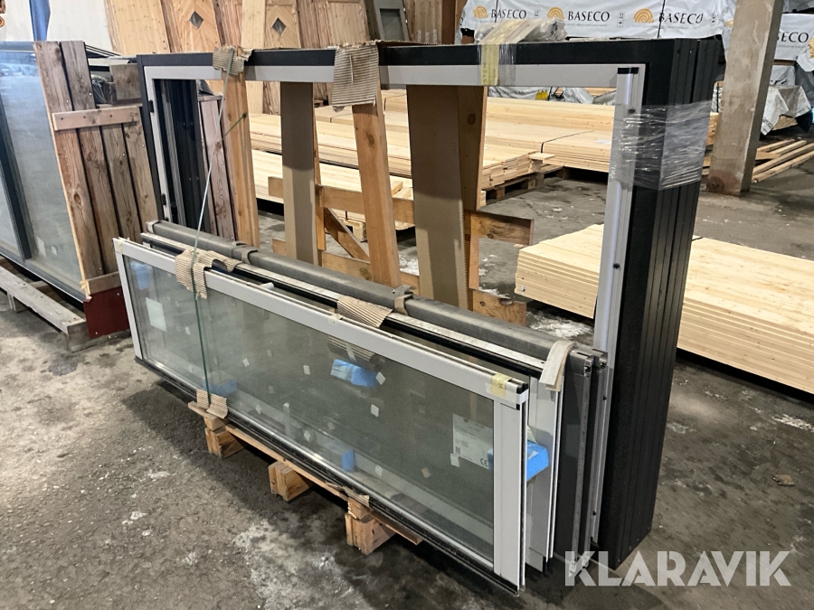 Skjutdörr glas Pressglass