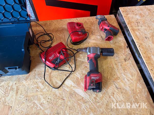 Popnitmaskin & tigersåg Milwaukee