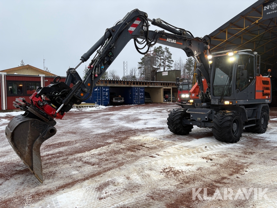 Hjulgrävare Atlas 160Wblue