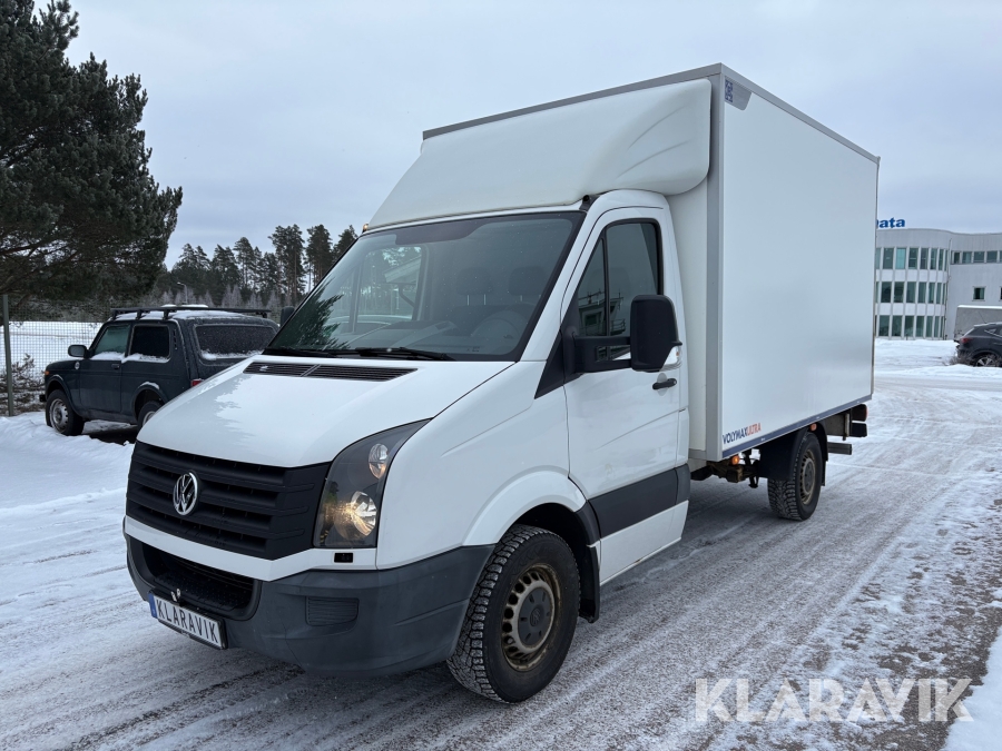 Lätt lastbil Volkswagen Crafter med skåp