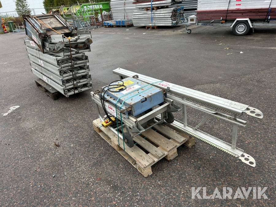 Tegeltransportör Geda Combilift 200 Z 22 meter