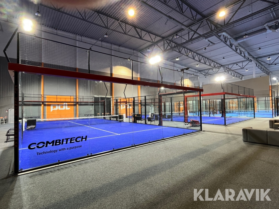 Padelbanor 2st, sopmaskin