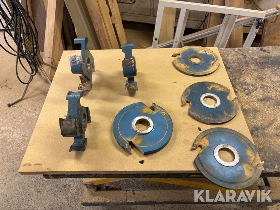 Frässtål till snickerimaskiner 7 st