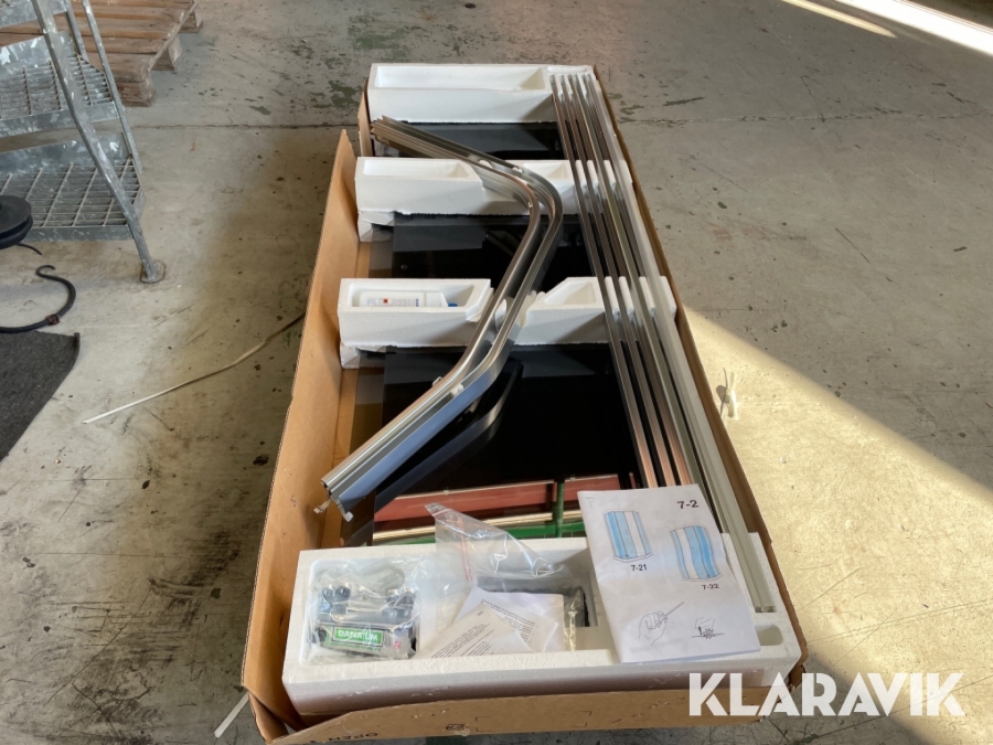 Duschväggar IDO 7-21 vänster Silver/Grå