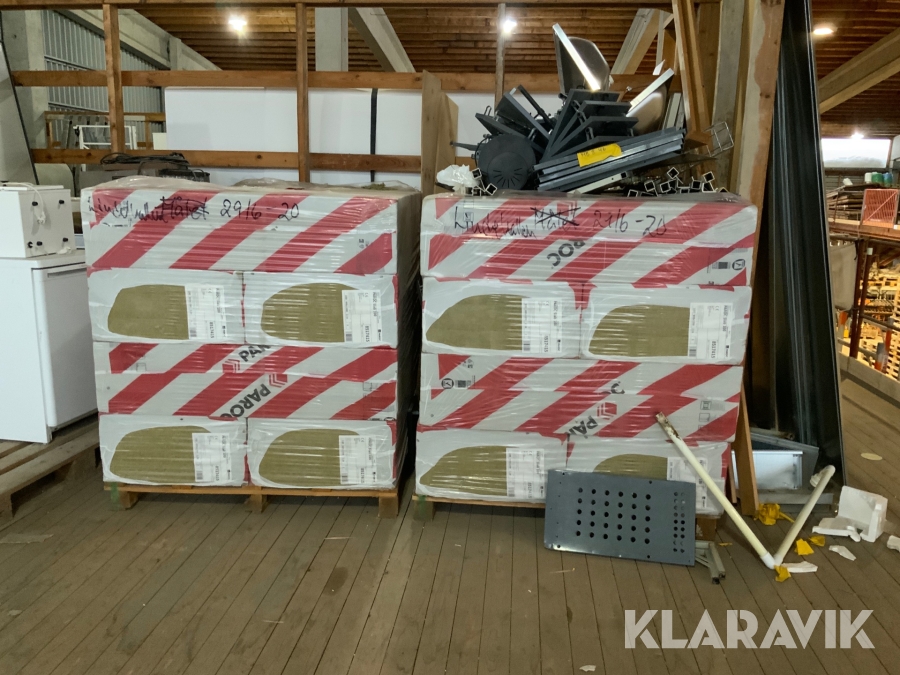 Isolering Paroc Slab 100 51,84 m2