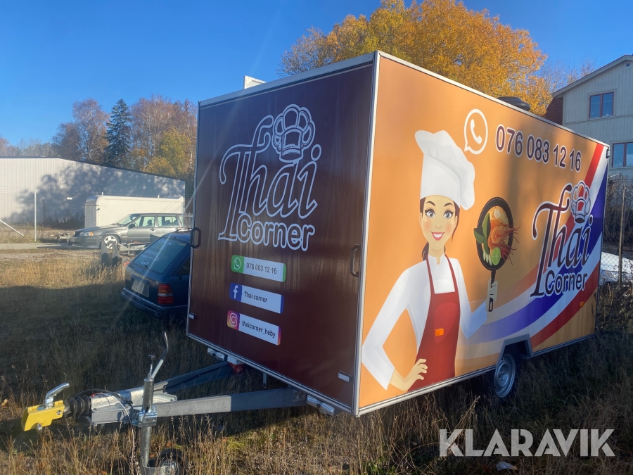 Resturangsläp Food Station Sweden