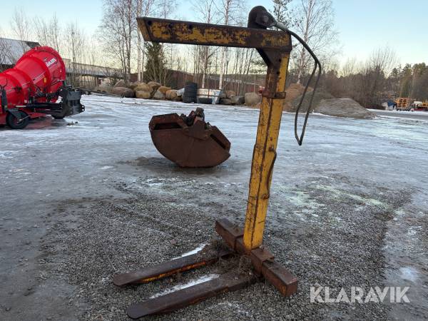 Pallgafflar till kran för lastbil