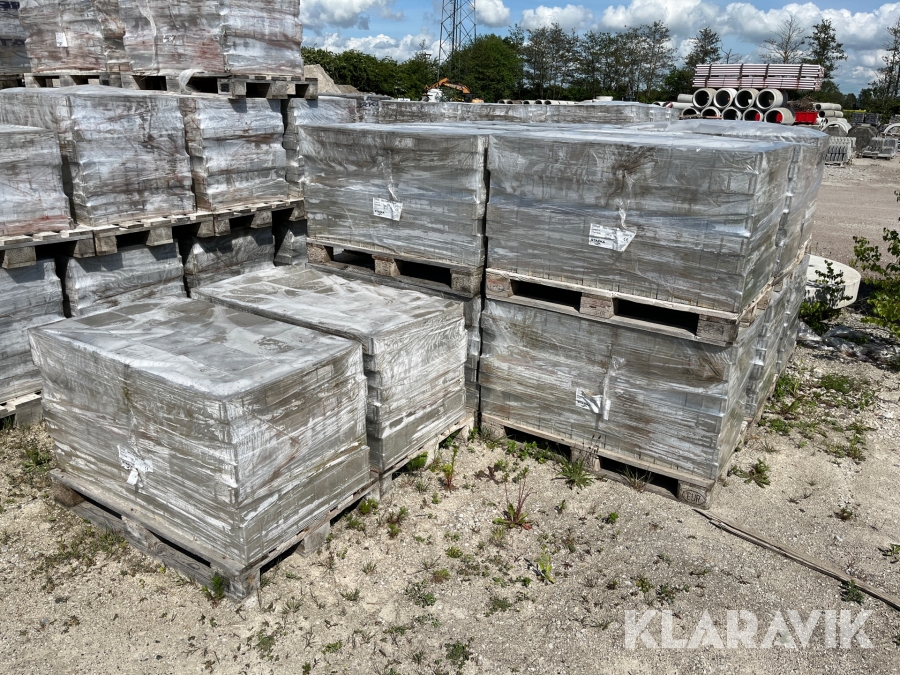 Betongsten Starka Siena 175 helsten 80 mm ofasad ljusgrå 14 pallar