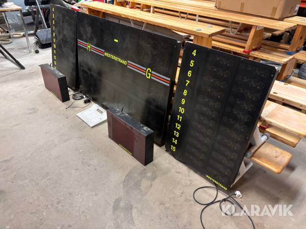 Resultattavla Westerstrand