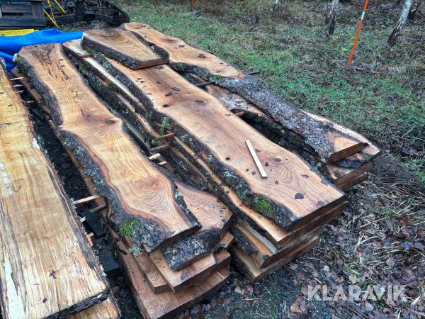 Sågat plank ask 17st