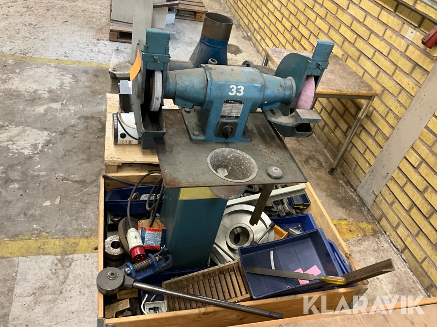 Slipmaskin och annan utrustning Kef/aldell