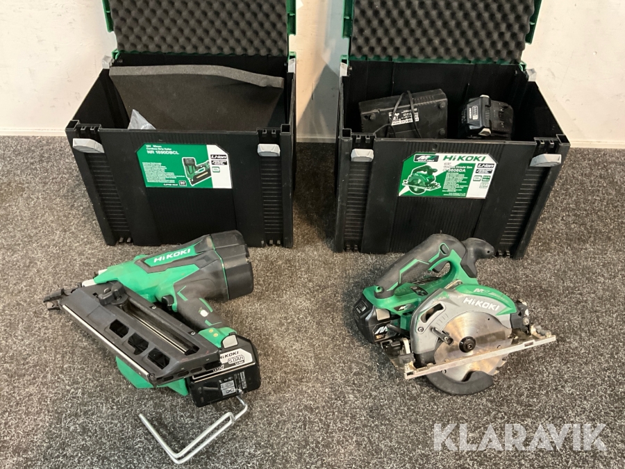 Cirkelsåg och spikpistol Hikoki C 3606DA, NR 1890DBCL