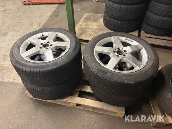 Sommardäck Continental 255/50 R 19 W Contisport 19" AMG fälgar