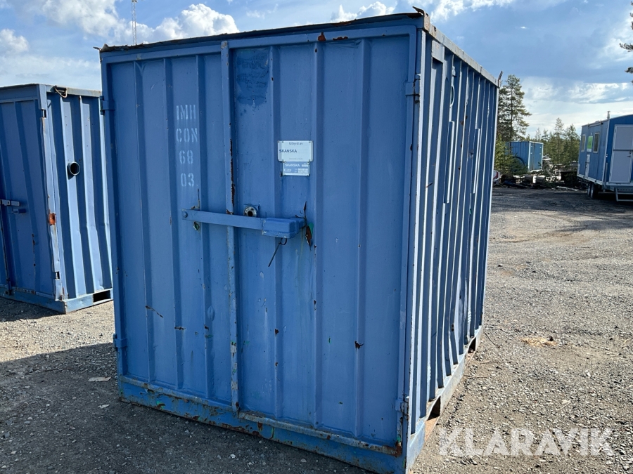 Container 7,5m3 inredd