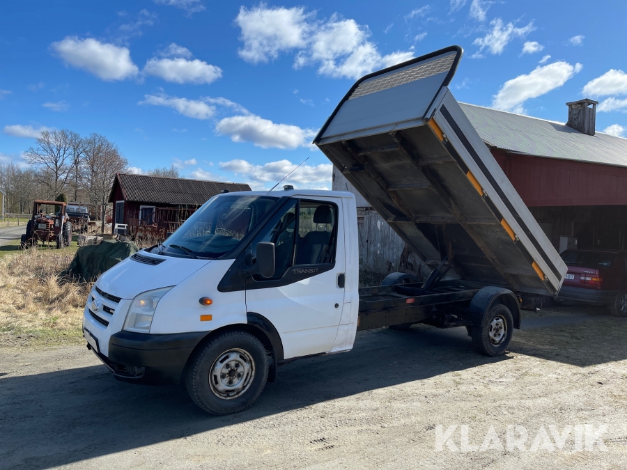 Lastbil Flak Ford Transit 350 med tipp