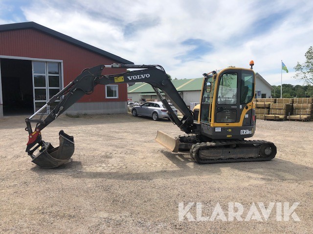 Grävmaskin Volvo ECR 58 Plus Hydrauliskt S40 fäste