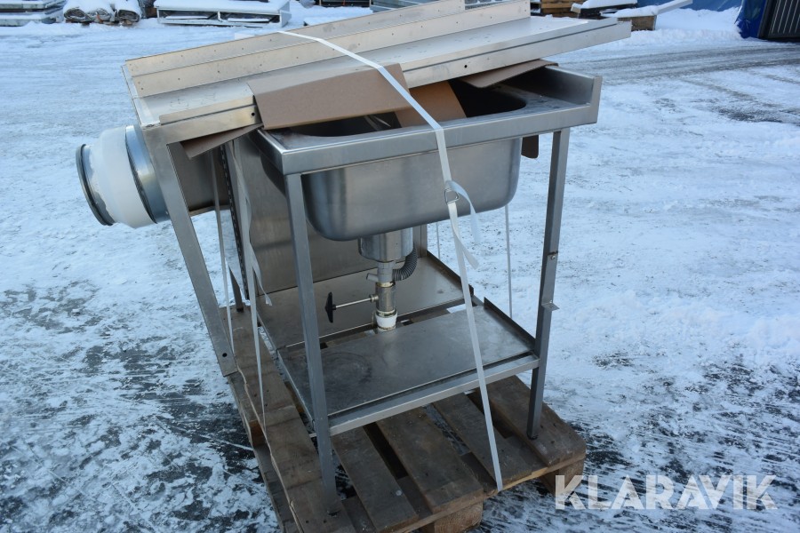 Diskbänk och rullbana för grovdisk RF AB rostfritt