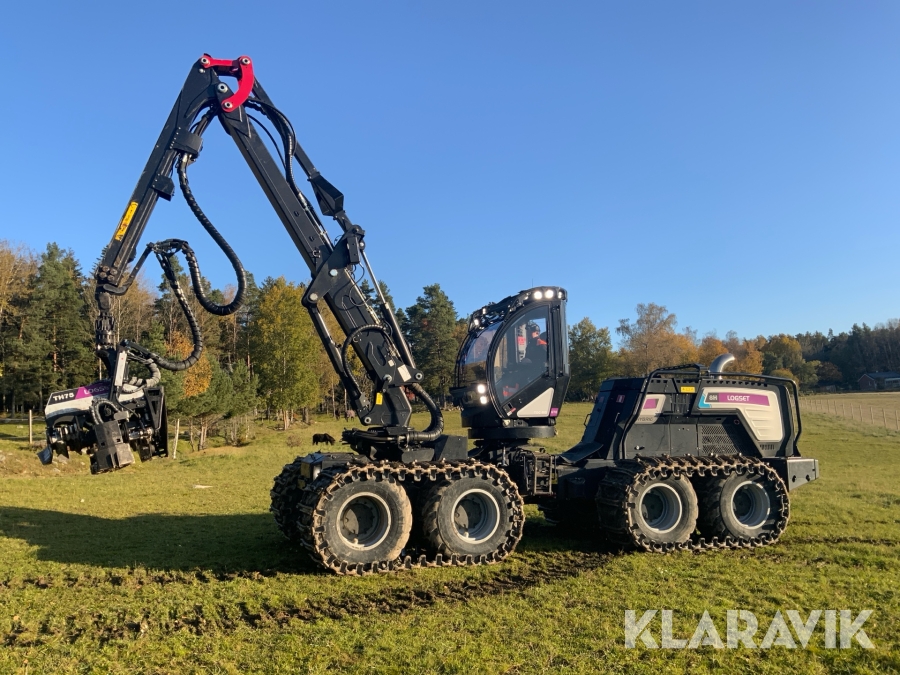 Skördare Logset 8H GTE Hybrid med TH75 aggregat