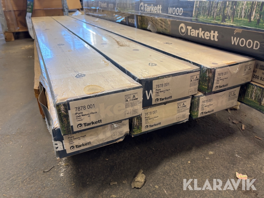 Trägolv Tarkett Pure Oak Nature Plank 6st paket
