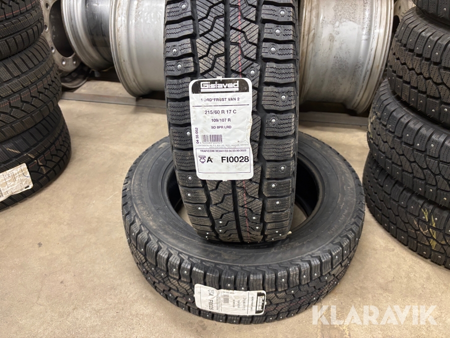 Dubbdäck Gislaved Nordfrost Van2 215/60 r17C 2st