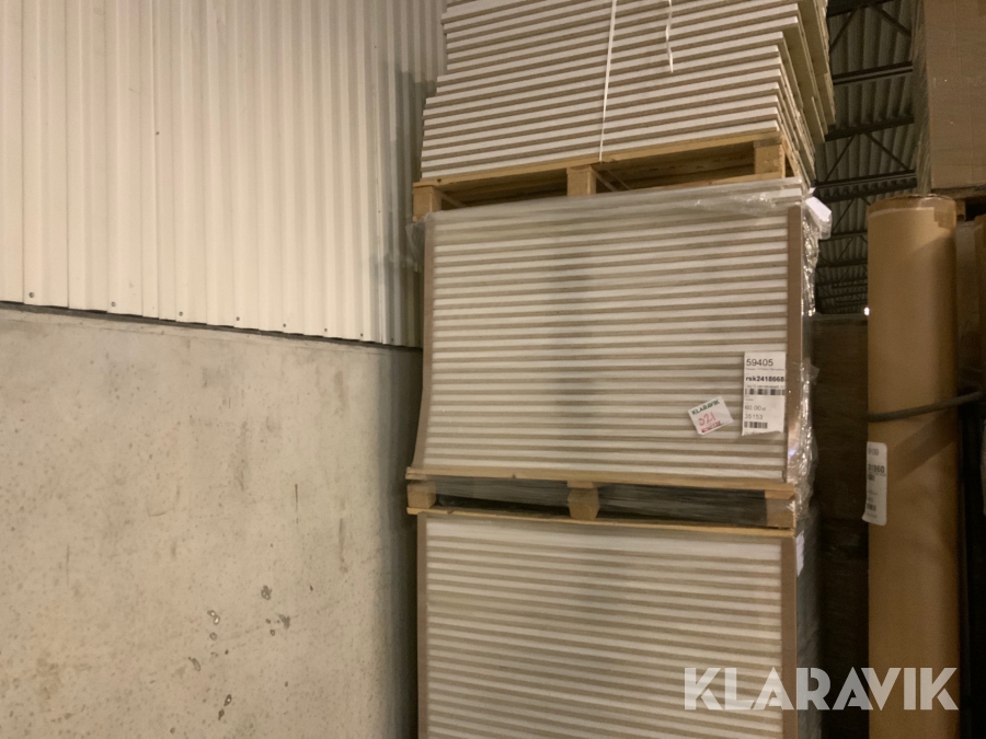 Värmekassett Uponor 1155x545x34 mm, ca 140 stycken