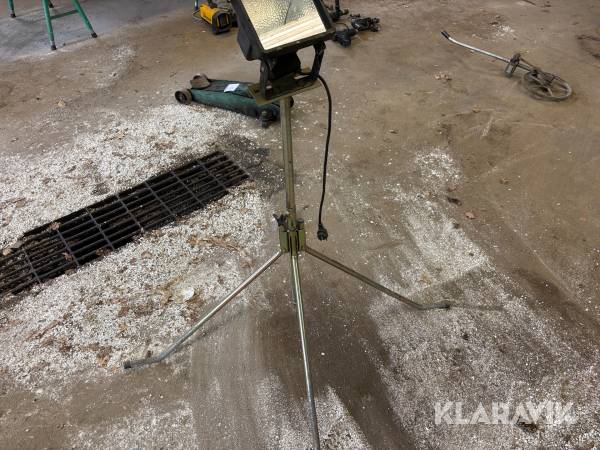 Bygglampa höj- och sänkbar
