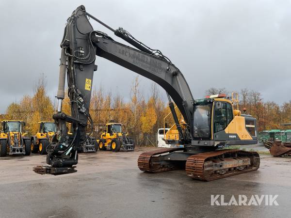 Grävmaskin Volvo EC 300EL med tiltrotator