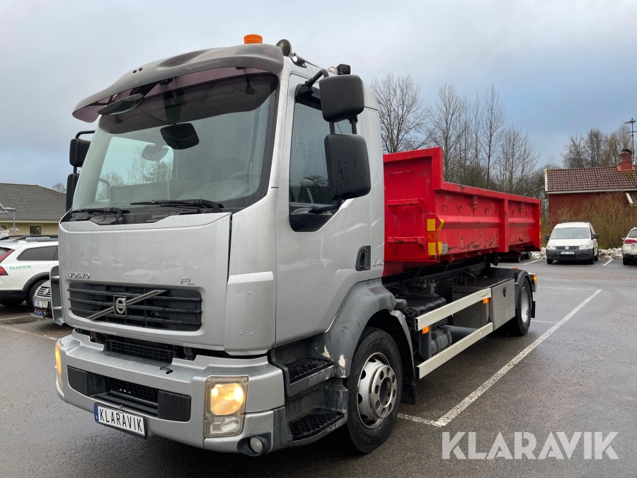 Lastväxlare Volvo FL 240 med flak 7m3