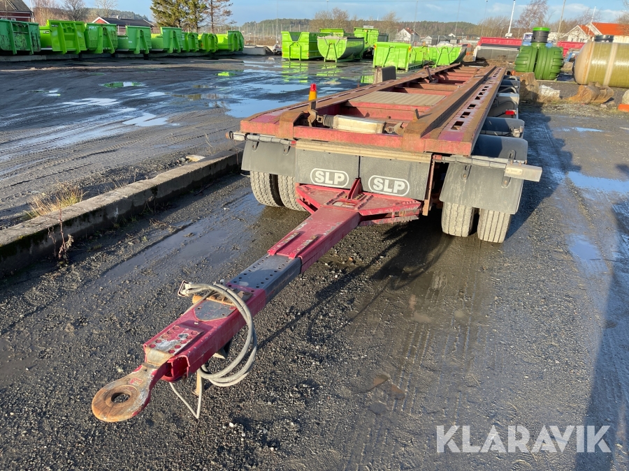 Lastväxlarsläp SLP 4-12500-VS med rullbanor  för 2 bingar