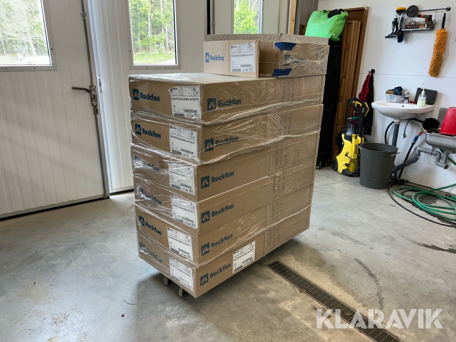 Akustikskivor 21,6 m² Rockfon Blanka Activity