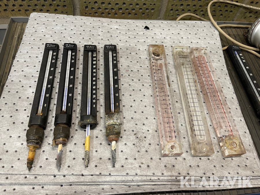 Termometer till hetvatten 4 st