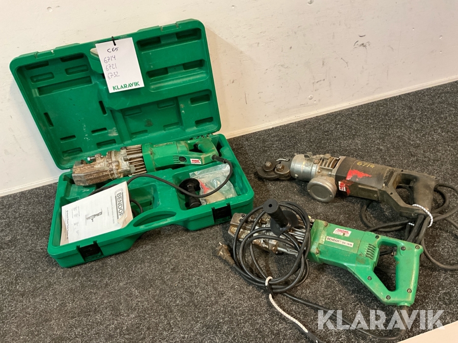 Klippmaskin 3st Bendof, Edilgrapoa DC-16M, procut 12 electric cutter