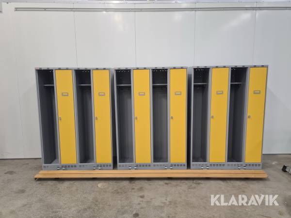 Klädskåp omklädningsskåp 3 st