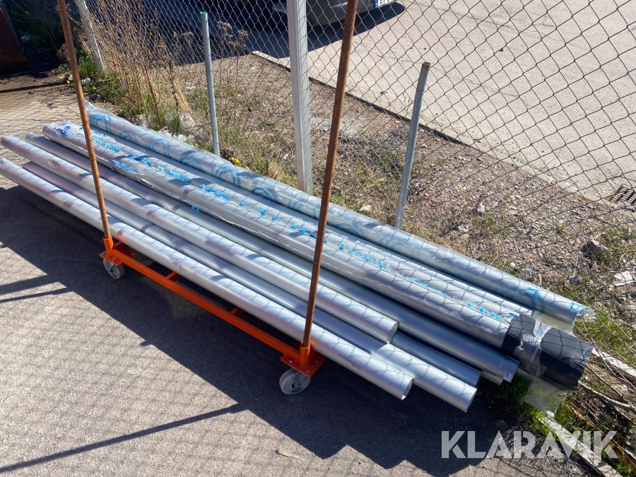 Stuprör parti Lindab Aluzink