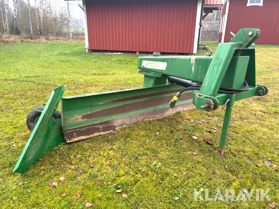Bakmonterat snöblad/schaktblad Xyz 5725 till traktor