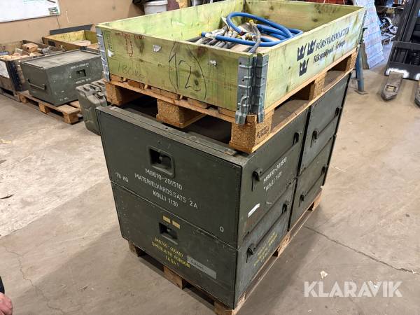 Smörjutrustning & hydraulslangar 2st pall