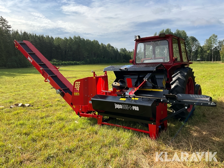 Hydrauldriven vedmaskin Japa 365 + PRO TR