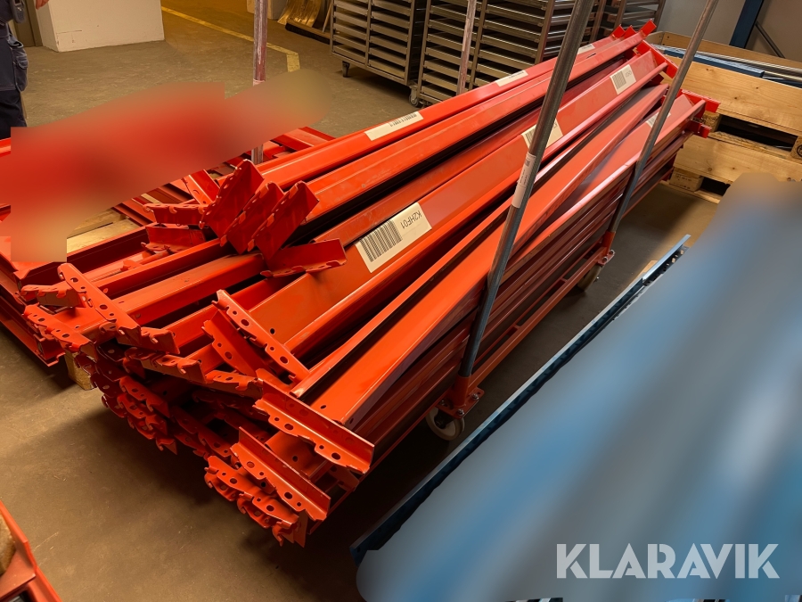 Bärbalkar EAB 3K för pallställage ca 32 st