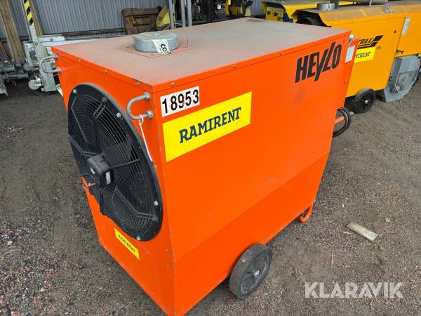 Luftvärmare Värmeväxlad Olja 70 Kw Heylo K80