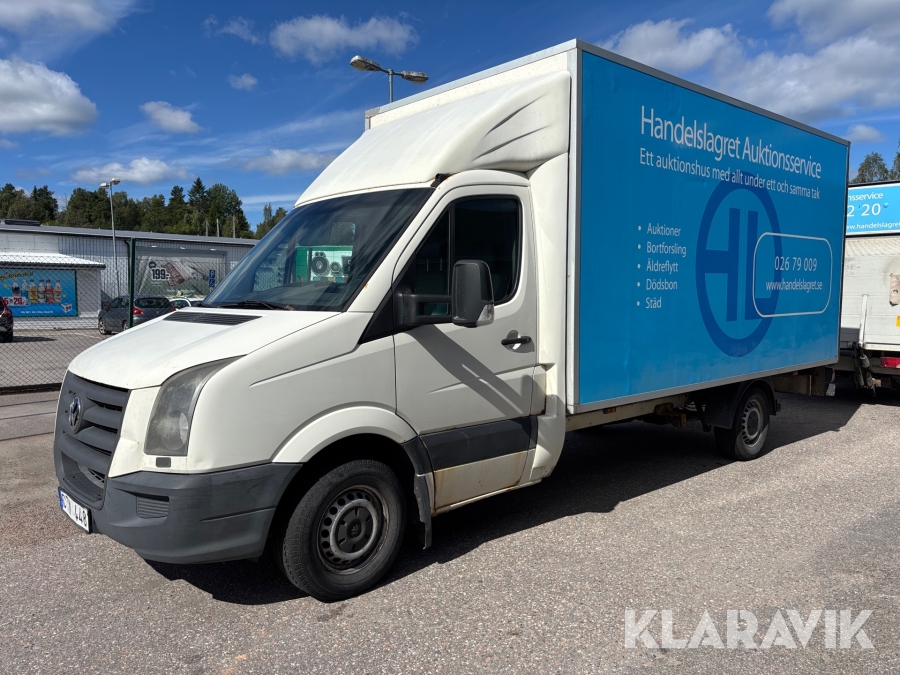 Skåpbil Volkswagen Crafter 35 med bakgavellyft