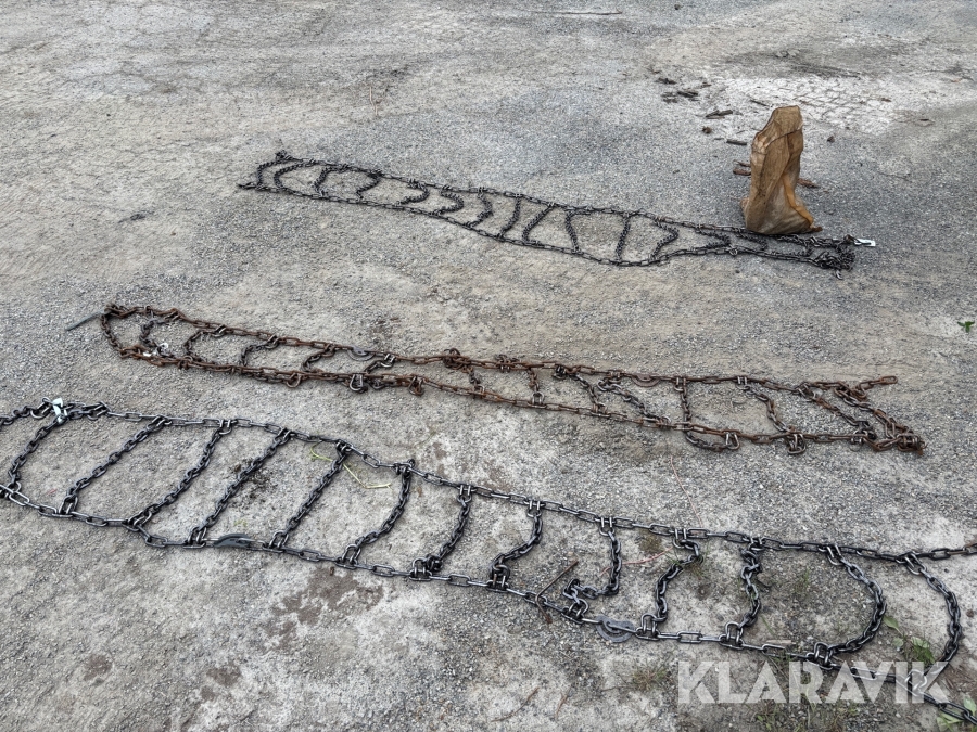 Snökedjor till lastbil 12-22,5 2 par