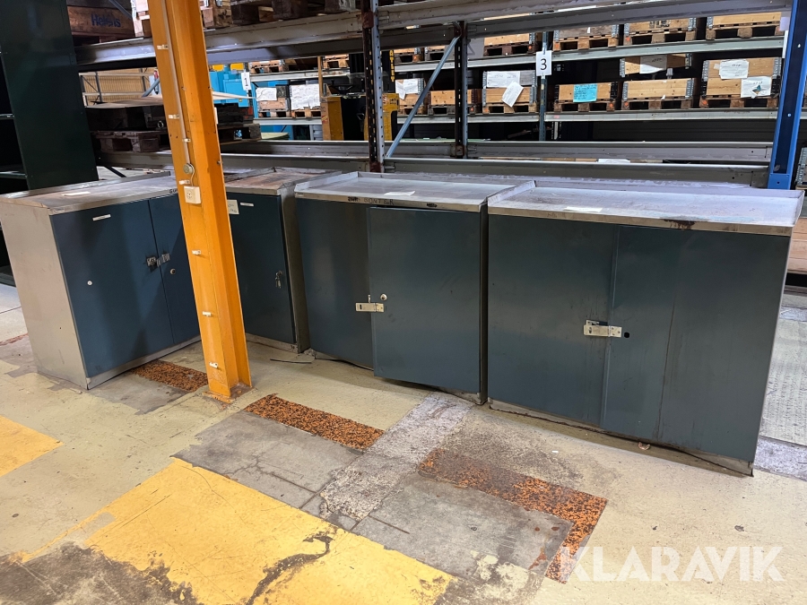 Verktygsskåp Electrolux parti 4 st