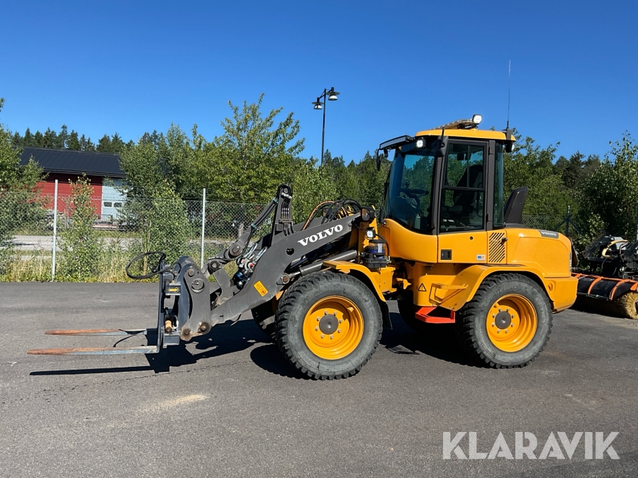 Hjullastare Volvo L35GT vinterutrustad, 5 redskap