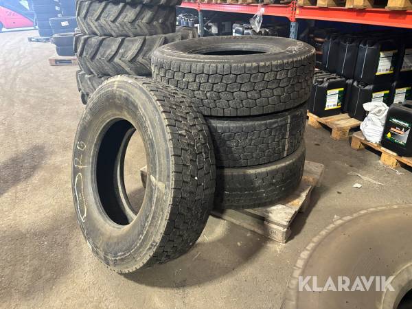 Lastbildsdäck Bridgstone / Hancook 315/70R22,5 8 st